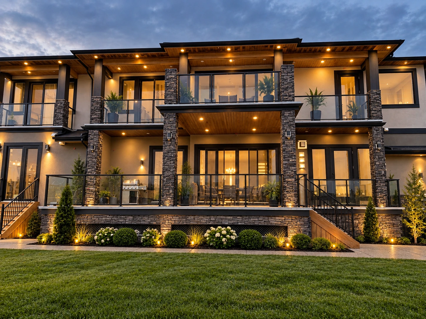 Ravine House project view