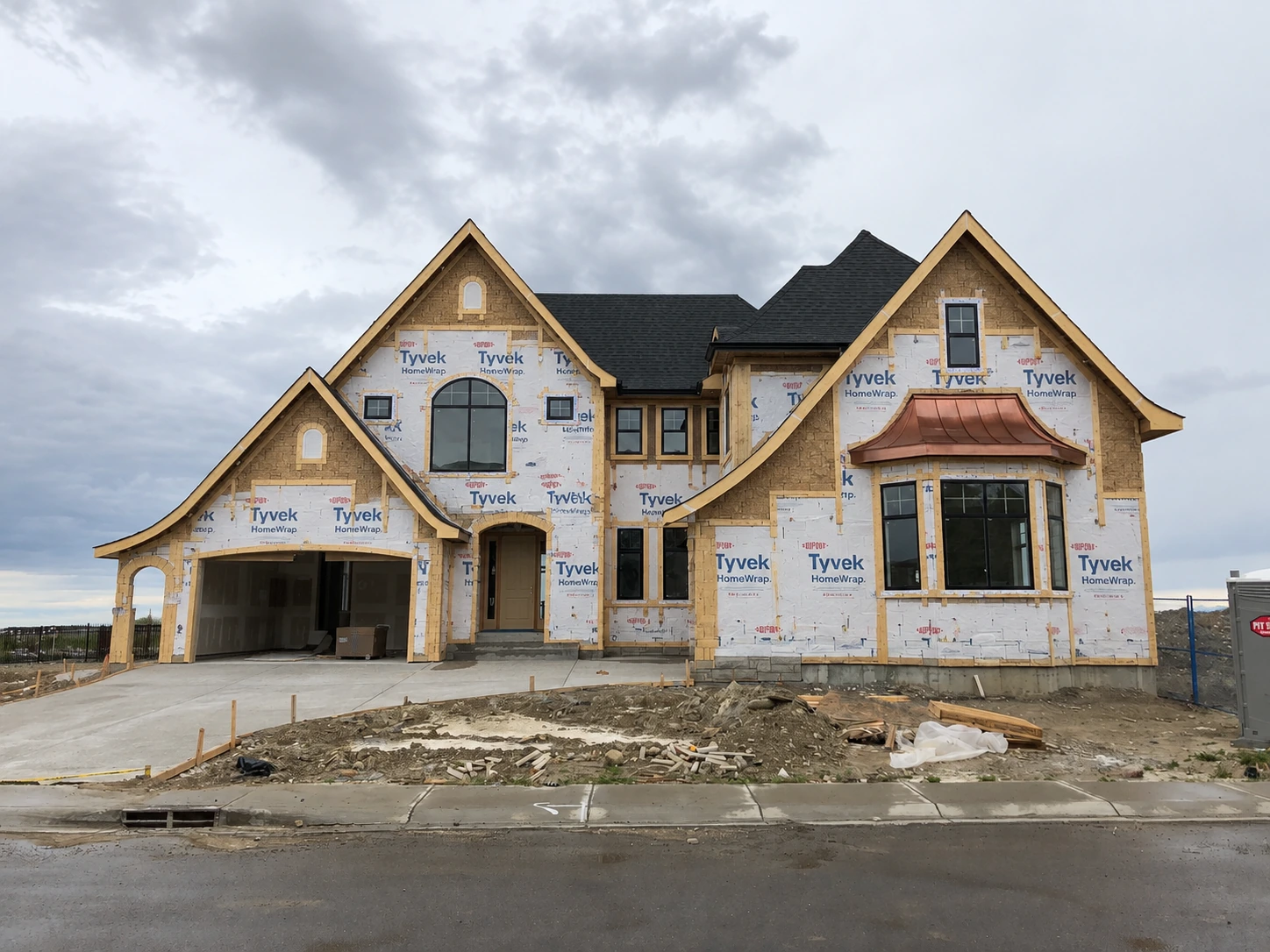 Before stone installation